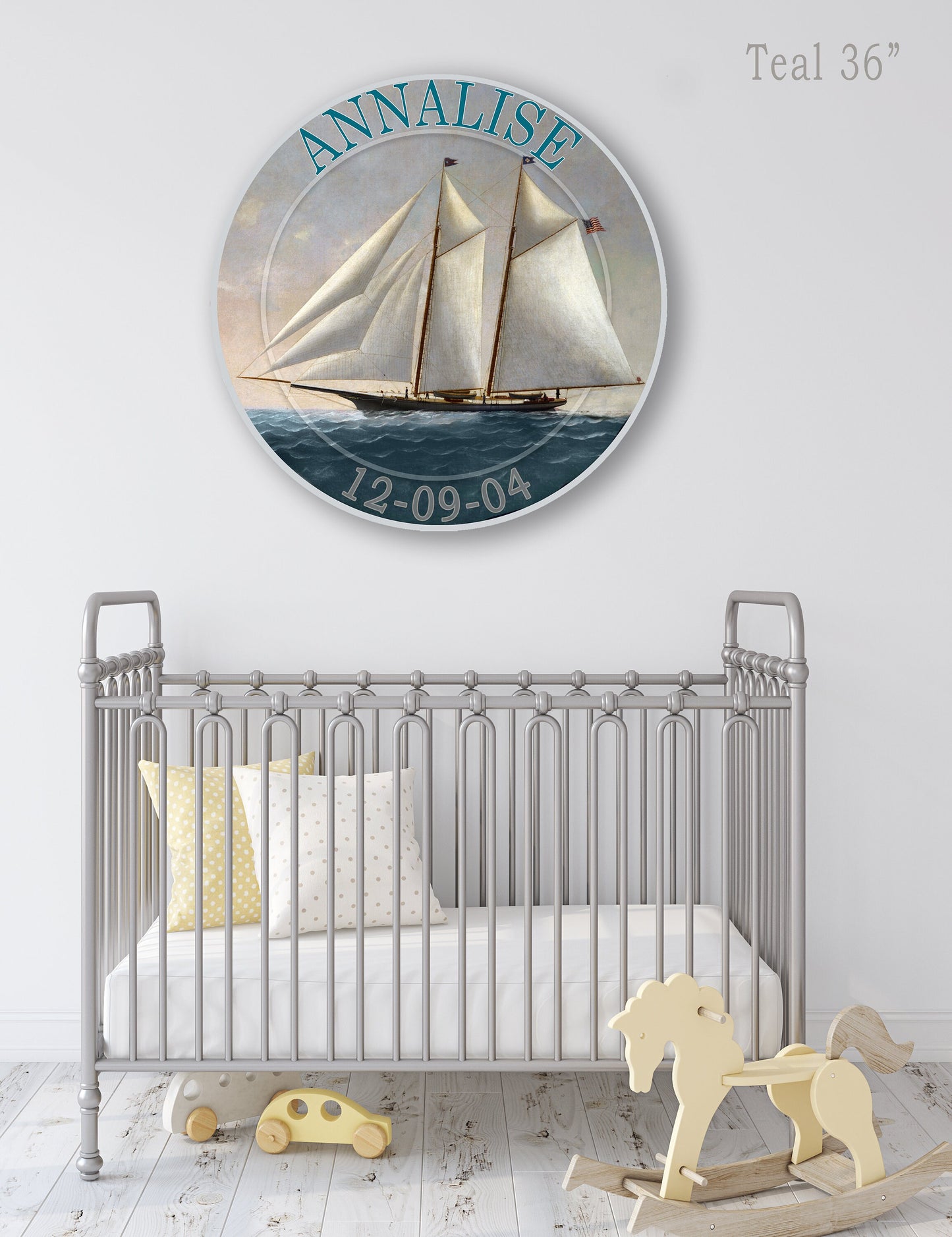 Sailboat Nautical Sign, Vintage Ship Nautical, Farmhouse, Nautical Decor, Metal Signs, Farmhouse Signs, Rustic, Vintage, Custom, Waves